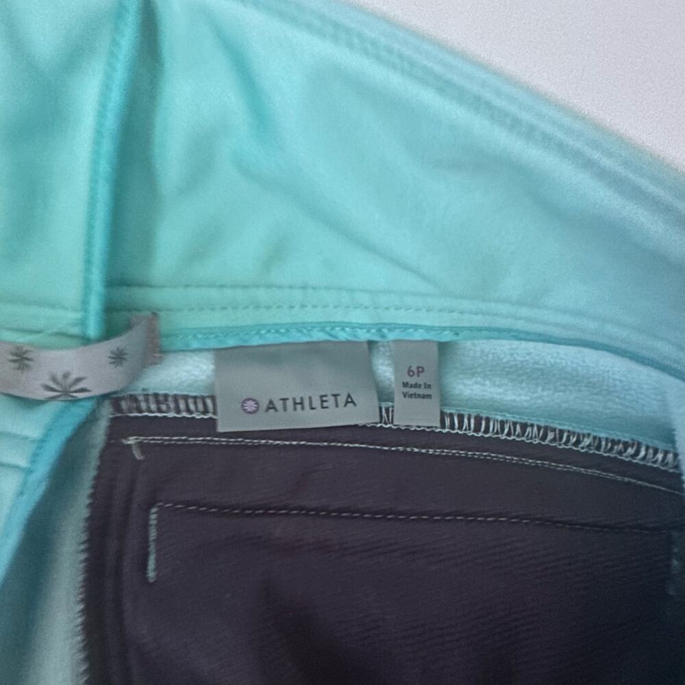 Athleta Fall Line Insulated Ski Pants Mint Green Sz 6 Petite - Picture 3 of 14